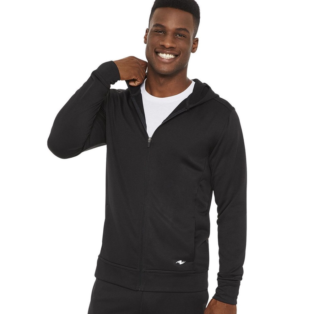 NEW Men’s Black Zip Tracksuit Hoodie
